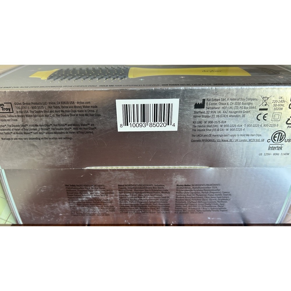 Drybar Double Shot Jackpot Smooth Hair Essentials Gift Set Blow Dryer Brush NEW! - Picture 5 of 8